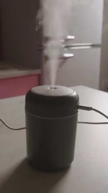 Portable Humidifier With Warm Led Outline